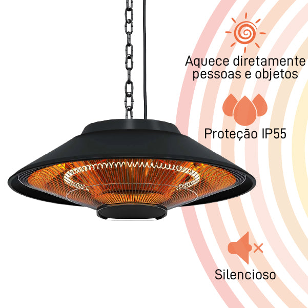 Candeeiro de Teto Aquecedor Infravermelho